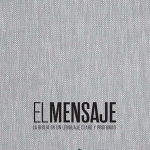 Biblia el mensaje tapa Dura Gris