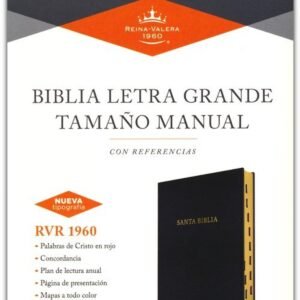 Biblia/BLPH/Tamaño65/Letra Grande/Imitacion Piel/Bicolor Azul-Gris