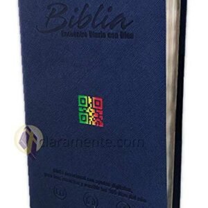 Biblia RVR 60 LG. 045 Fucsia con azul, canto plateado, indice, cierre