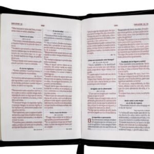 Biblia RV60 085 Letra Gigante Negro Canto Dorado con Índice