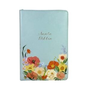 Biblia RVR60/ Compacta L.G/ Rosa Flores/ Cierre Indice