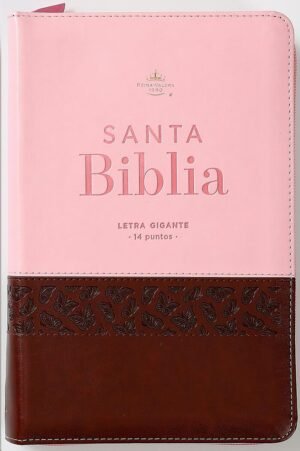 Biblia cafe rosa con mariposas