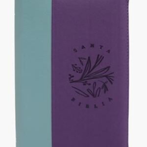 Biblia RV6035c PJR / Sin Cierre Flores Rosa/ Canto Pintado