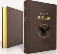 Biblia RVR60c Moka Aguila Canto Dorado