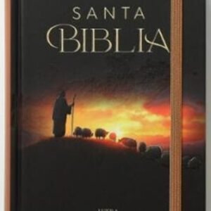 Biblia RVR6065c/ Pastor Negra Tapa Dura Elastico