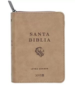 Biblia Marrón Claro Con Cierre Tamaño De Bolsillo – Nvi