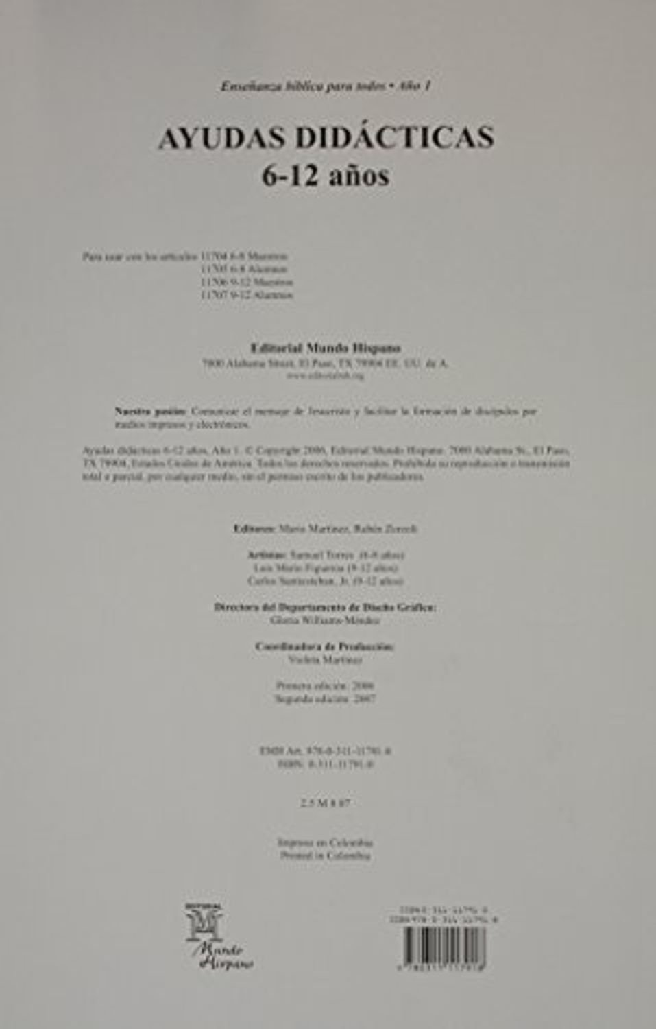 Ayudas Didacticas/Niños 6-12 Años 1 Ayudas Didacticas/Niños 6-12 Años