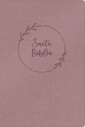 Biblia/RVR60 Letra Gigante/ Rosa Perla Imitacion Piel