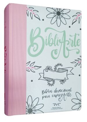 Biblia Arte/*RVC083/Blanco Rosa Tapa Dura