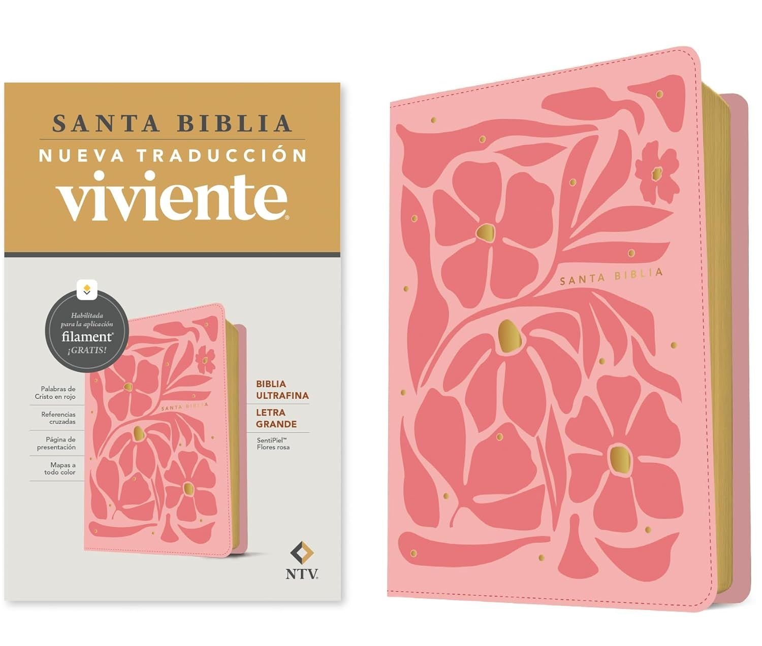 Biblia NTV Rosada Letra Grande/ Ultrafina Filament 1 Biblia NTV Rosada Letra Grande/ Ultrafina Filament