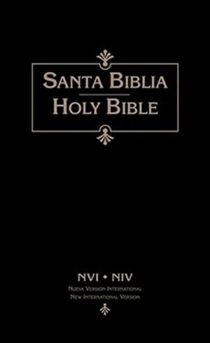 Biblia Billingue/NVI-NIV/Imitacion Piel/Negro