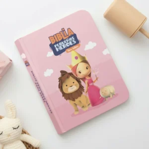 Biblia Pequeños Heroes Para Bebes Rosada