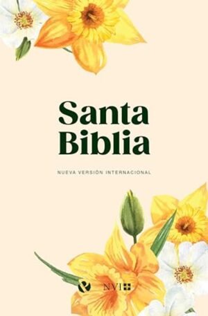 Biblia NVI Revision 2022/ Tamaño Manual/ Flor Amarilla Rustica
