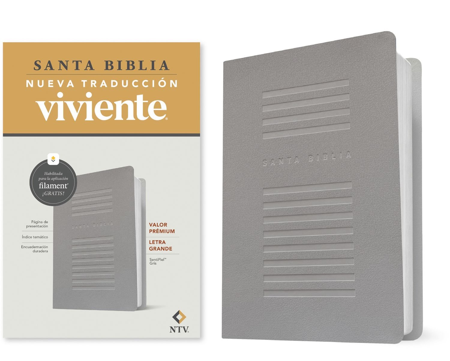 Biblia Premium NTV Gris 1 Biblia Premium NTV Gris