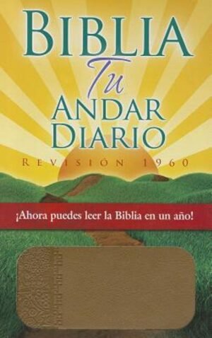 Biblia Tu Andar Diario/RVR/Piel Especial/Indice/Almendra