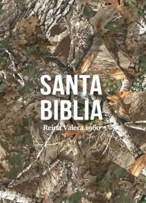 Biblia RVR 1960 Compacta Símil Piel Camuflaje Hojas