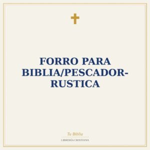Forro Para Biblia/Pescador-Rustica