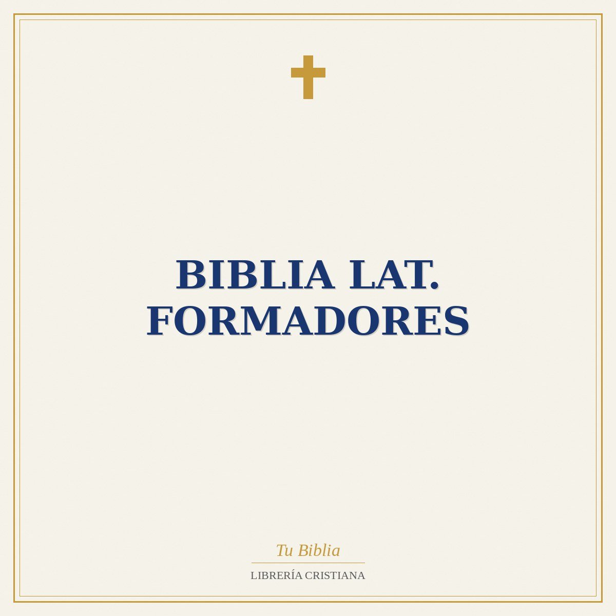 Biblia lat. formadores 1 Biblia lat. formadores
