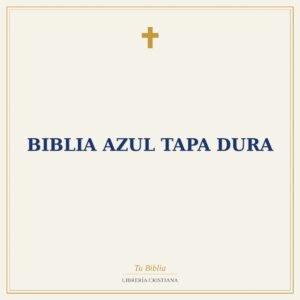Biblia azul tapa dura