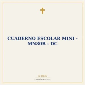 CUADERNO ESCOLAR MINI - MN80B - DC