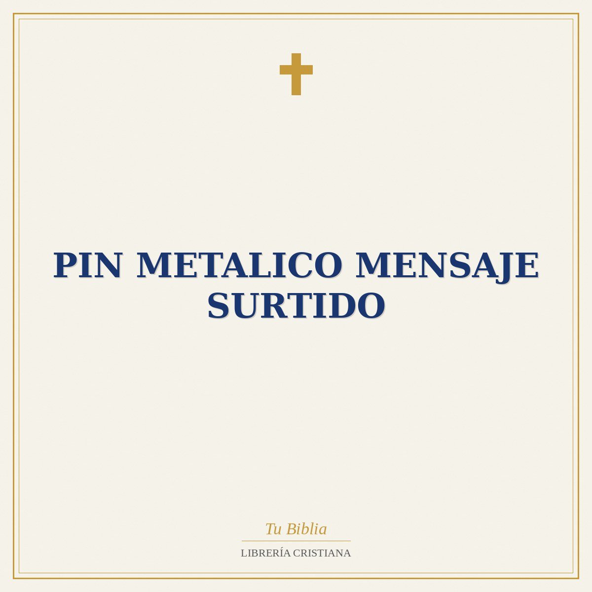 Pin Metalico Mensaje Surtido 1 Pin Metalico Mensaje Surtido