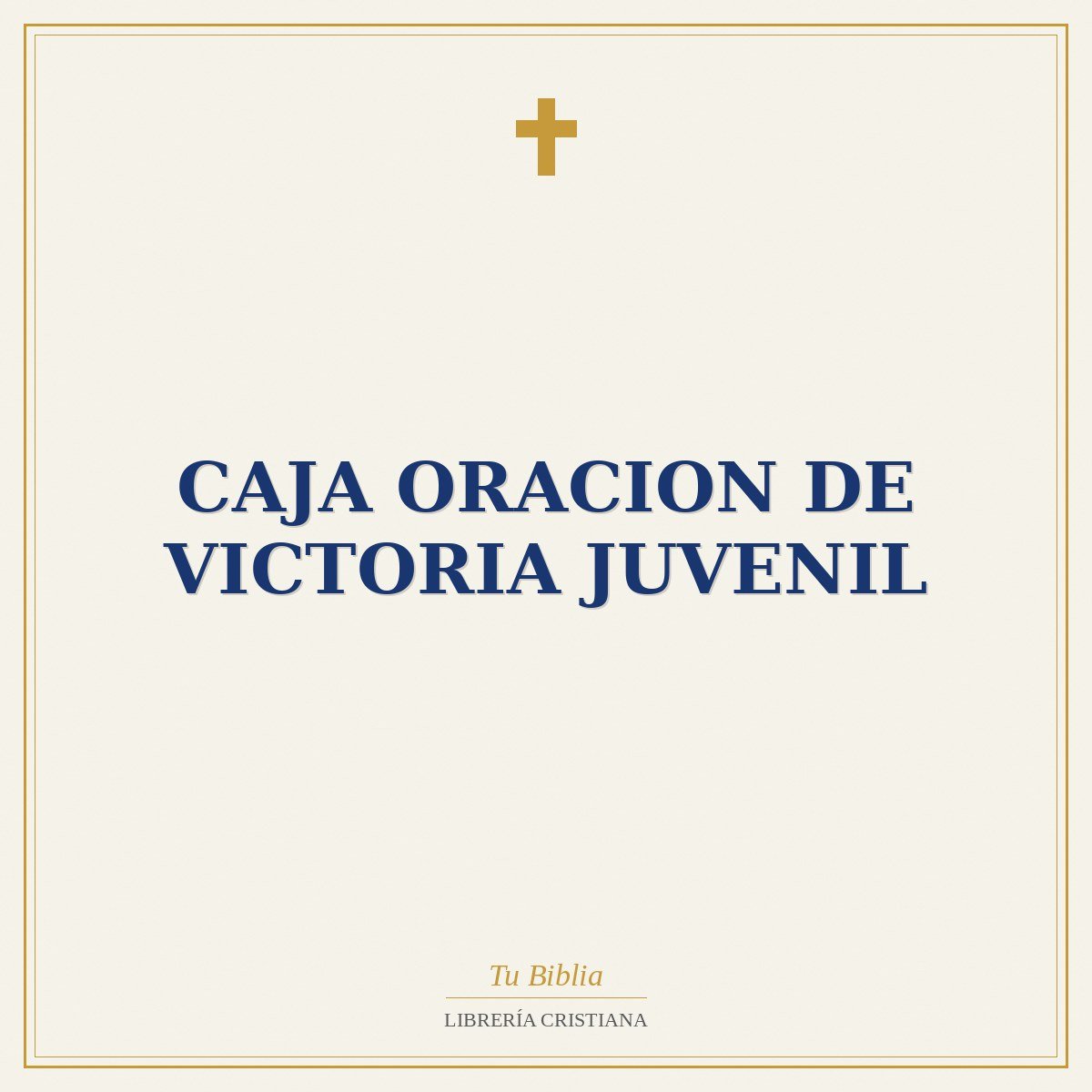 CAJA ORACION DE VICTORIA JUVENIL 1 CAJA ORACION DE VICTORIA JUVENIL