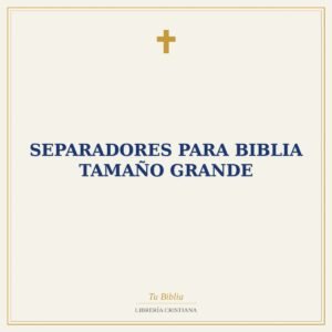 Separadores Para Biblia Tamaño Grande