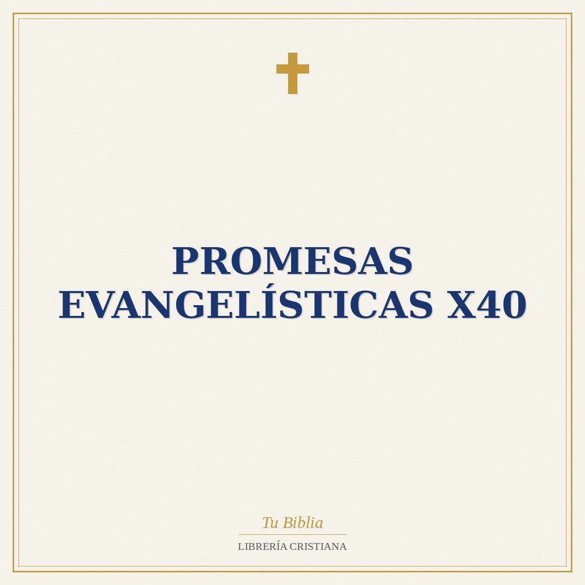 Promesas evangelísticas x40 1 Promesas evangelísticas x40