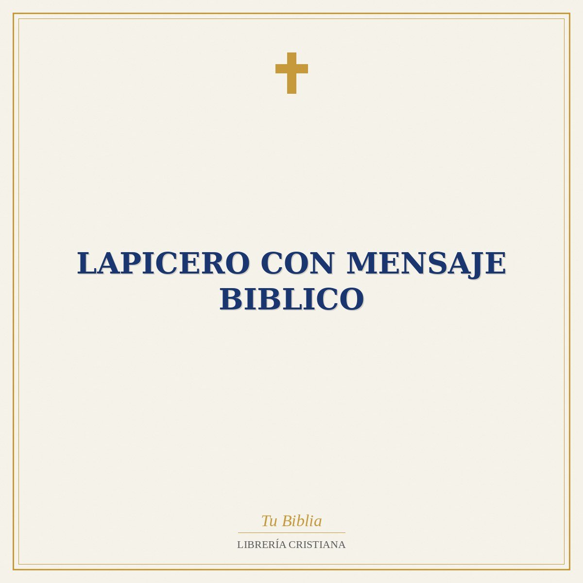 Lapicero con mensaje biblico 1 Lapicero con mensaje biblico