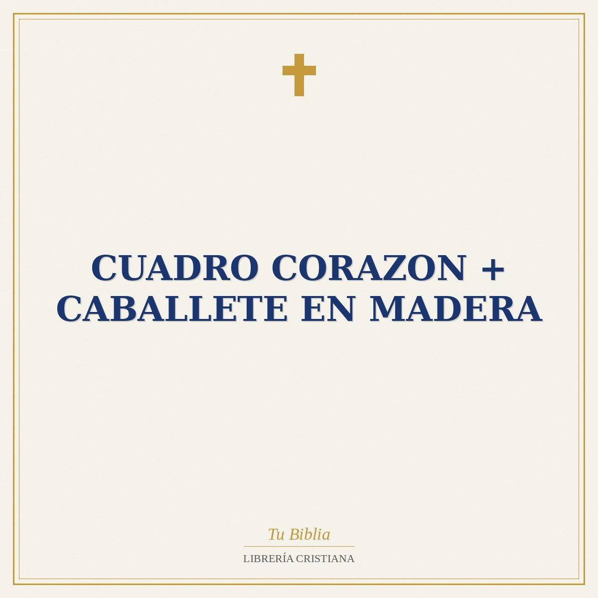 Cuadro Corazon + Caballete En Madera 1 Cuadro Corazon + Caballete En Madera