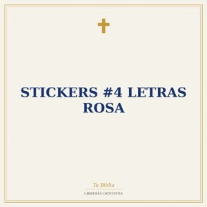 Stickers #4 Letras Rosa