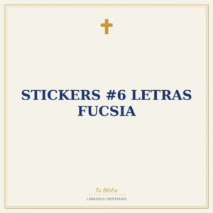 Stickers #6 Letras Fucsia