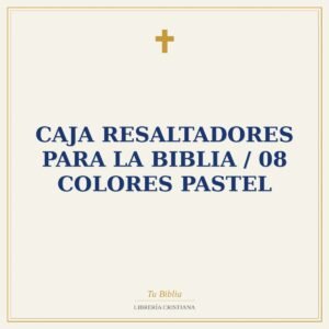Caja Resaltadores Para La Biblia / 08 Colores Pastel