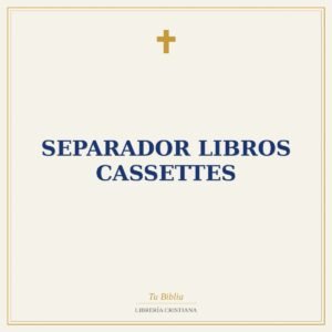 Separador Libros Cassettes