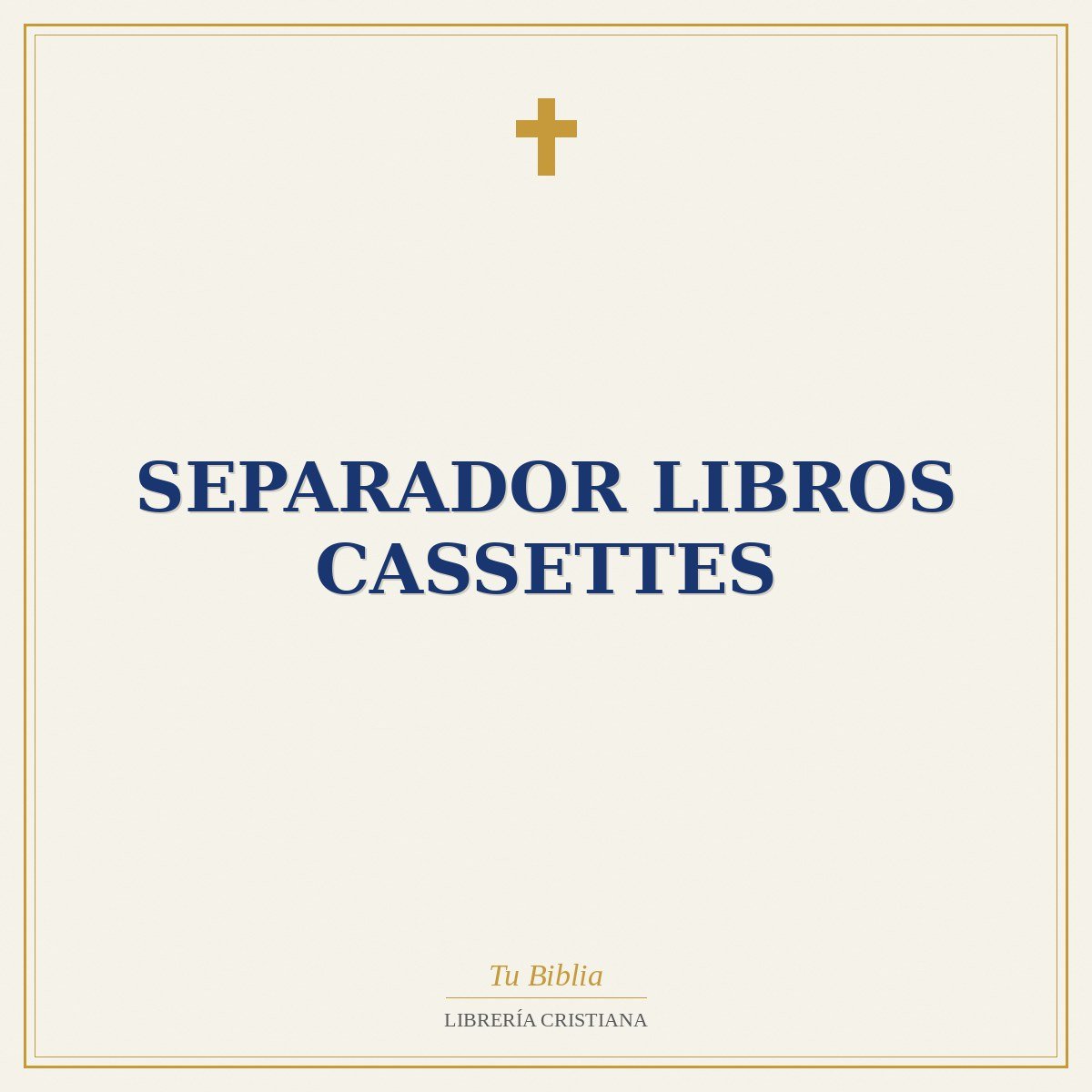 Separador Libros Cassettes 1 Separador Libros Cassettes