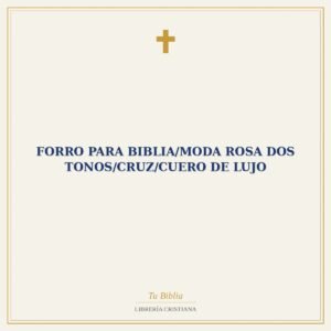 Forro Para Biblia/Moda Rosa Dos Tonos/Cruz/Cuero De Lujo