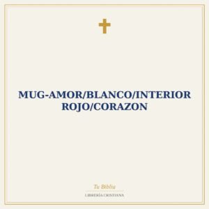 Mug-Amor/Blanco/Interior Rojo/Corazon