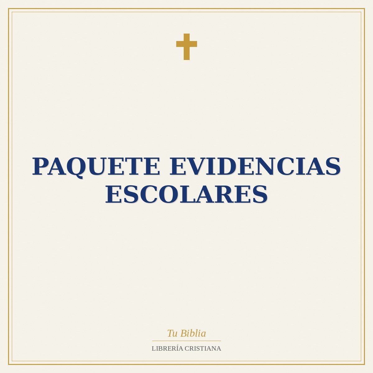 Paquete Evidencias Escolares 1 Paquete Evidencias Escolares