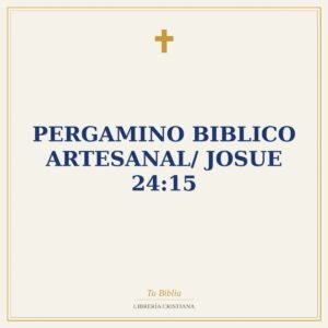 Pergamino Biblico Artesanal/ Josue 24:15