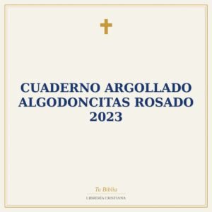Cuaderno Argollado Algodoncitas Rosado 2023