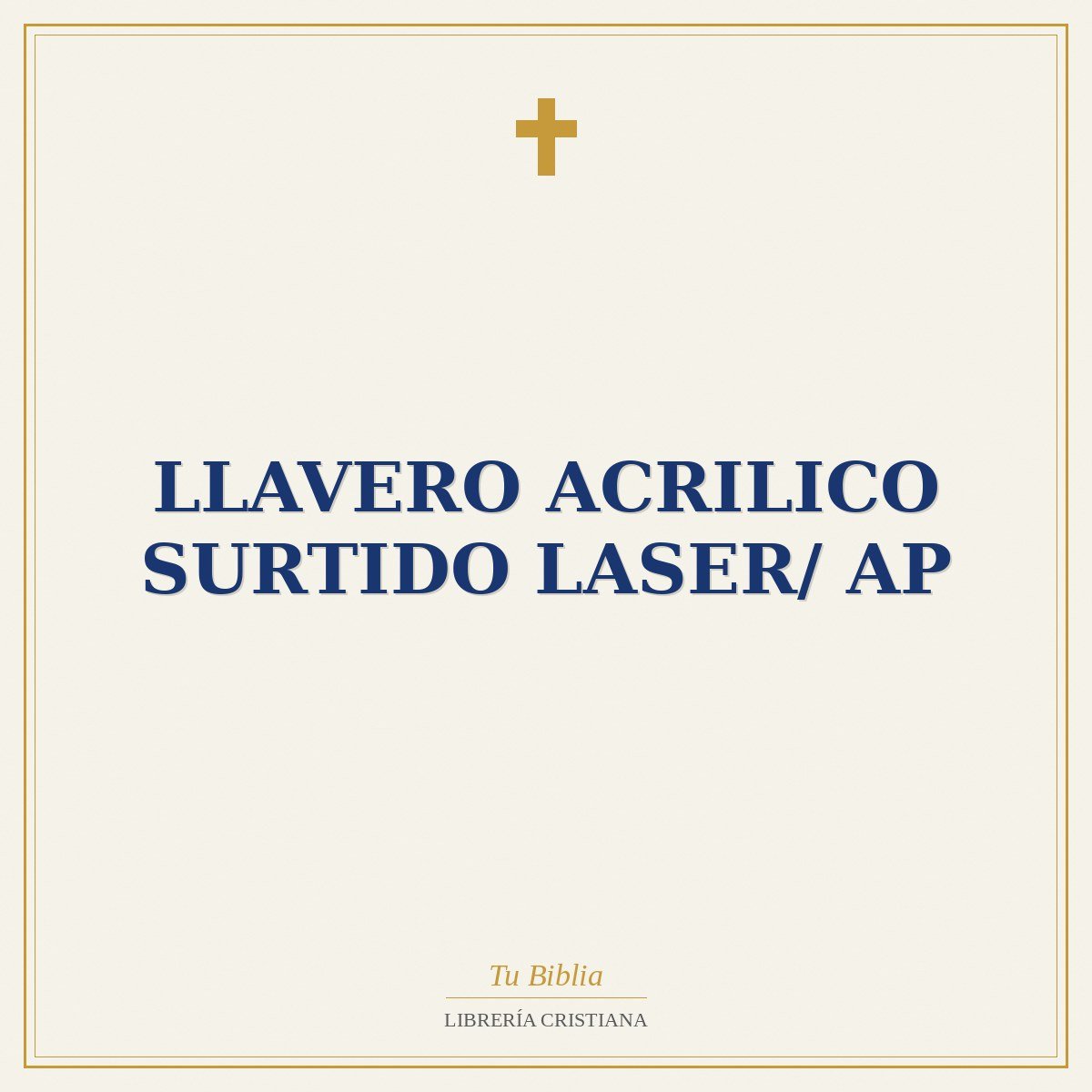 Llavero Acrilico Surtido Laser/ AP 1 Llavero Acrilico Surtido Laser/ AP
