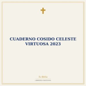 Cuaderno Cosido Celeste Virtuosa 2023