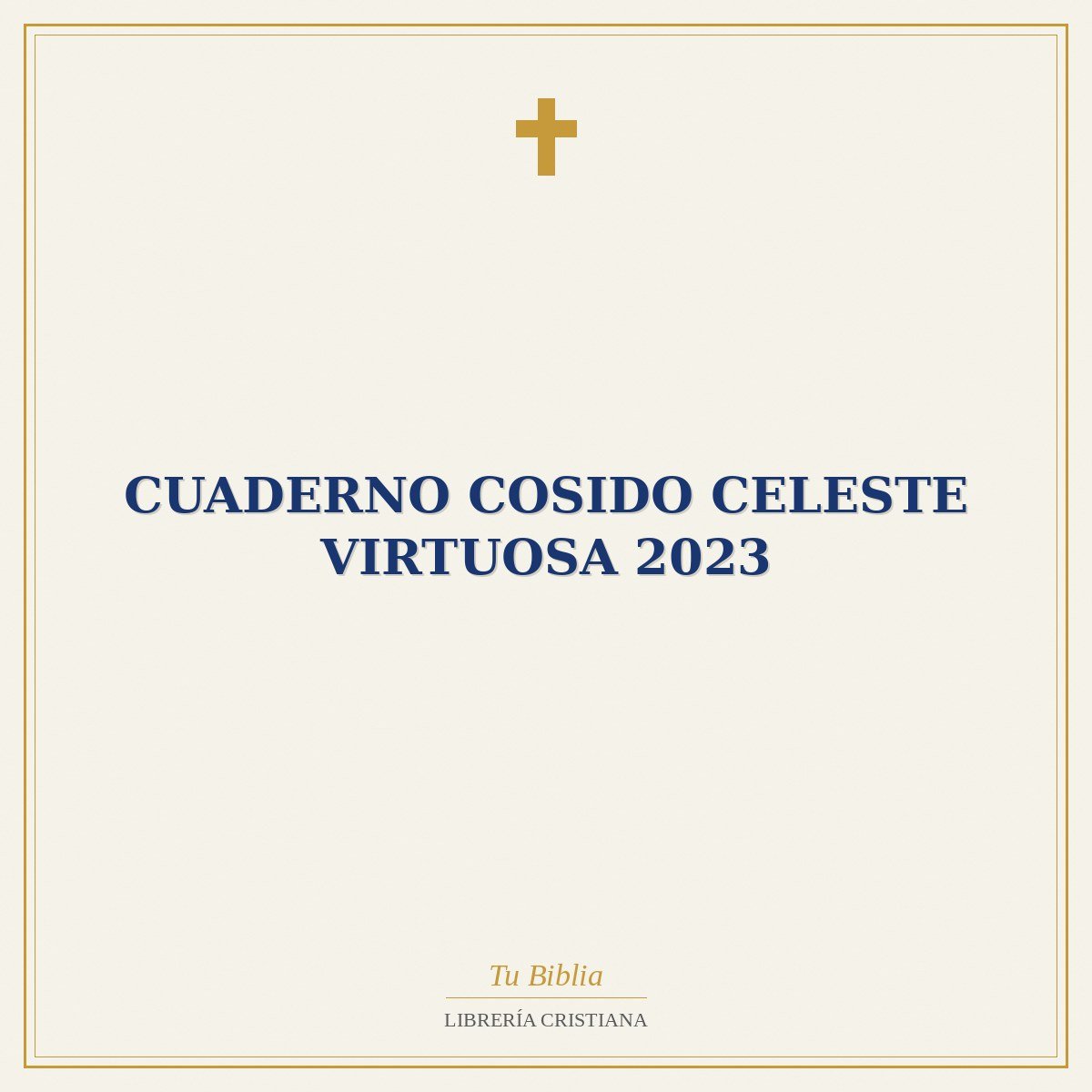 Cuaderno Cosido Celeste Virtuosa 2023 1 Cuaderno Cosido Celeste Virtuosa 2023