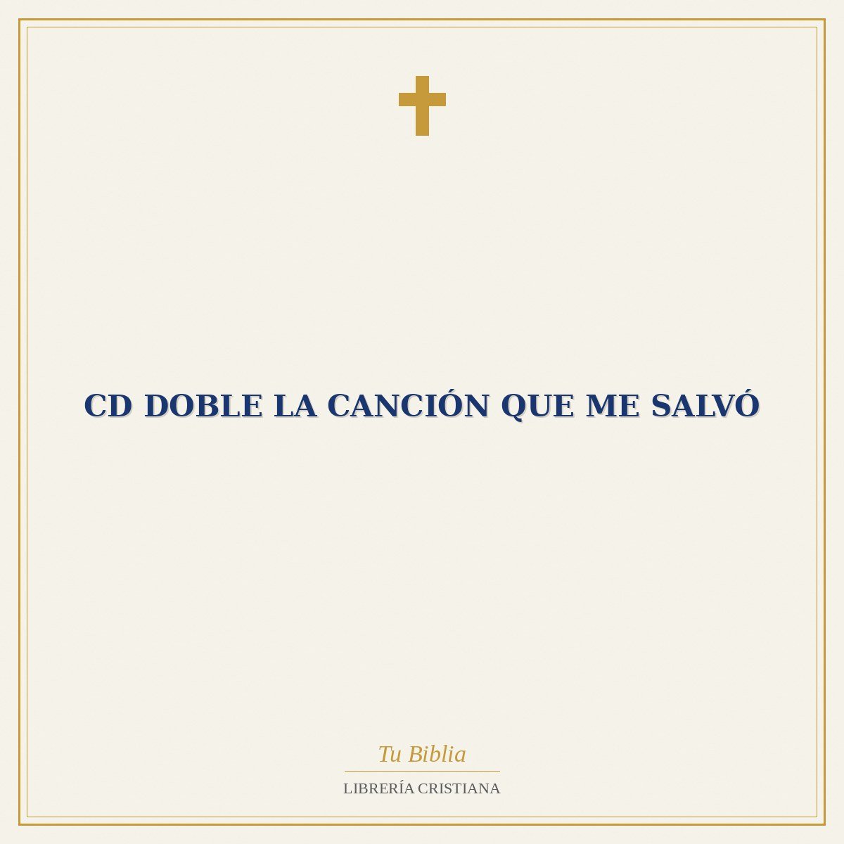 Cd Doble La Canción Que Me Salvó 1 Cd Doble La Canción Que Me Salvó
