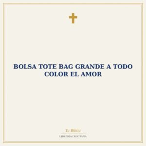 Bolsa Tote Bag Grande a Todo Color el Amor
