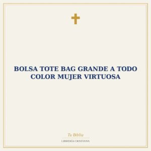 Bolsa Tote Bag Grande a Todo Color Mujer Virtuosa