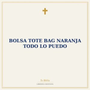 Bolsa Tote Bag Naranja Todo Lo Puedo