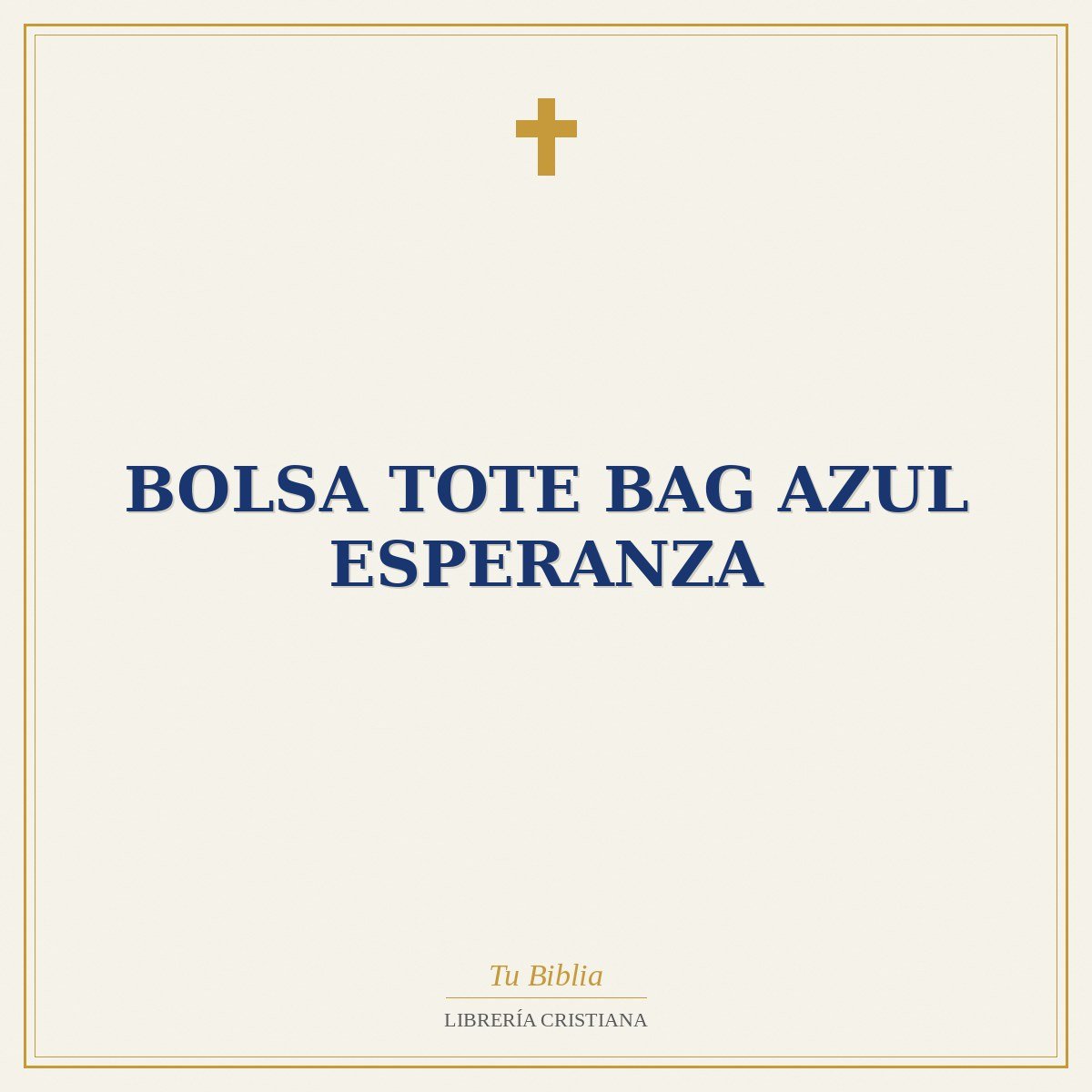 Bolsa Tote Bag Azul Esperanza 1 Bolsa Tote Bag Azul Esperanza