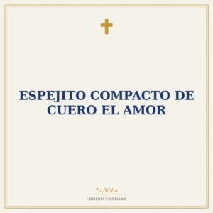 Espejito Compacto de Cuero el Amor