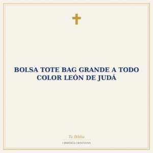 Bolsa Tote Bag Grande A Todo Color León de Judá